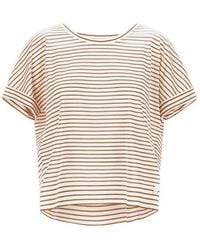 Herno - Gestreept T-Shirt - Lyst