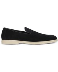 Doucal's - Mocassins À Talon Métallisé - Lyst