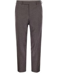 PT Torino - Ironed Crease Flannel Trousers - Lyst
