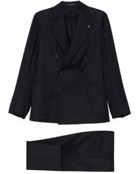 Tagliatore - Double-Breasted Blazer Suit - Lyst