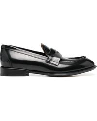 McQueen - Coin-Embellished Penny Loafers - Lyst