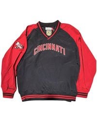 Mitchell & Ness - Mlb Cincinnati Reds Logo-Embroidered Sweatshirt - Lyst