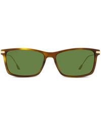Longines - Rectangle-frame Tinted-lenses Sunglasses - Lyst