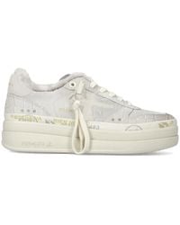 Premiata - Micol Croc-Effect Platform Sneakers - Lyst