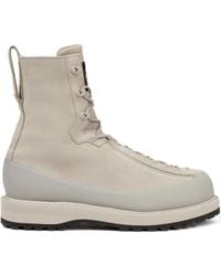 Stone Island - Bottines En Cuir À Lacets - Lyst