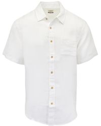 Faherty - Button Linen Shirt - Lyst