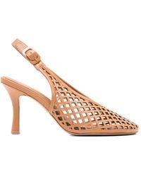 Lola Cruz - Bruna Cut-Out Slingback Pumps - Lyst