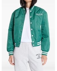 Sporty & Rich - Striped Buttoned Varsity Jacket - Lyst