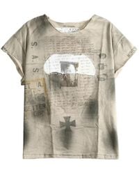 SAITOS - Graphic-Print Distressed T-Shirt - Lyst