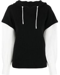 Max & Moi - Two-Tone Drawstring Hoodie - Lyst