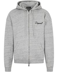 DSquared² - Signature Relax Fit Zipped Hoodie - Lyst