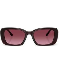 COACH - Maxi Sculpted C Logo-Plaque Rectangle-Frame Sunglasses - Lyst