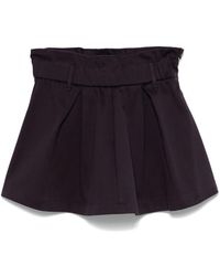 Forte Forte - Paperbag-Waist Mini Skirt - Lyst