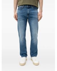 HUGO - Logo-Patch Jeans - Lyst