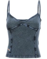 DIESEL - Denim Tank Top - Lyst