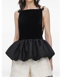 Self-Portrait - Bubble-Hem Top - Lyst