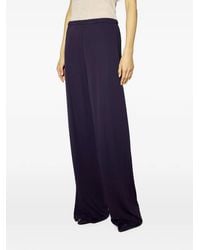 Liviana Conti - Elasticated-Waist Wide-Leg Trousers - Lyst