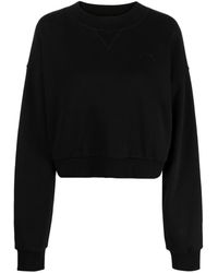 The Upside - Embroidered-logo Organic Cotton Sweatshirt - Lyst