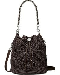 Tory Burch - Beuteltasche Mit T-Monogramm - Lyst