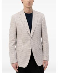 BOSS - Blazer À Motif Pied-De-Poule - Lyst
