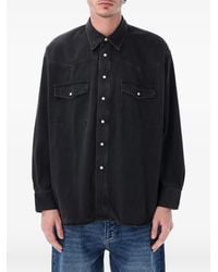 Studio Nicholson - Texana Denim Shirt - Lyst