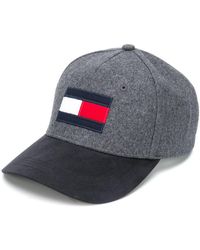 Tommy Hilfiger Cappello da baseball con ricamo - Grigio