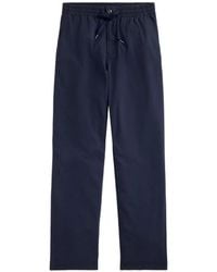 Polo Ralph Lauren - Seersucker-Texture Button-Fastening Trousers - Lyst