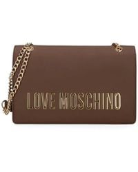 Love Moschino - Logo-Embellishment Shoulder Bag - Lyst