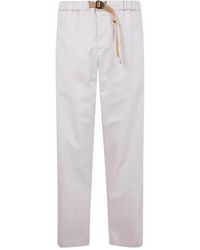 White Sand - Drawstring-Fastening Trousers - Lyst