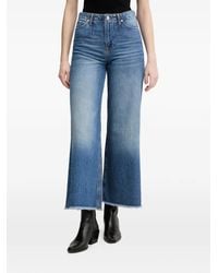 Joop! - Frayed Wide-Leg Jeans - Lyst