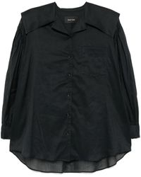 Simone Rocha - Blouse Met Pofmouwen En Matrozenkraag - Lyst