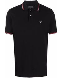 Emporio Armani - T-shirts And Polos Black - Lyst