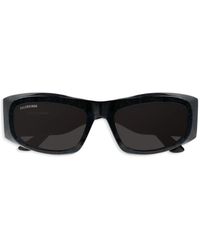Balenciaga - Angular-Frame Sunglasses - Lyst