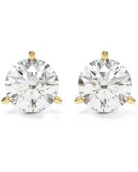 Diamond Essentials - Lab-Grown Diamond Solitaire Stud Earrings - Lyst