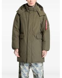 Alpha Industries - Hooded Puffer Parka - Lyst