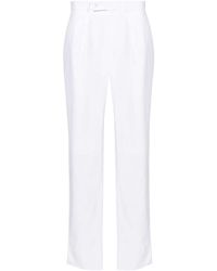 Caruso - Linen Tailored Trousers - Lyst