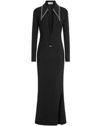 16Arlington - Elis Embellished Collared Maxi Dress - Lyst