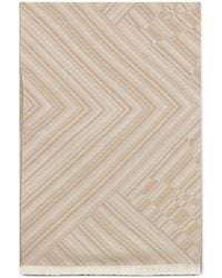 Max Mara - Fringed-Hem Striped Scarf - Lyst
