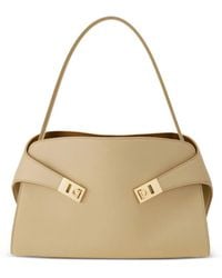 Ferragamo - Medium Hug Soft Leather Shoulder Bag - Lyst