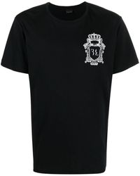 Billionaire - T-Shirt mit Wappen-Print - Lyst