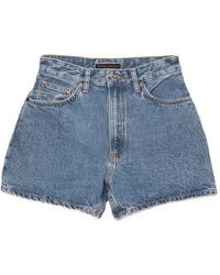 Nudie Jeans - Maeve Denim Shorts - Lyst