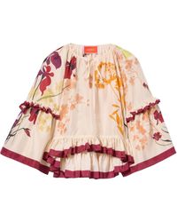 La DoubleJ - Ruffled Blouse - Lyst