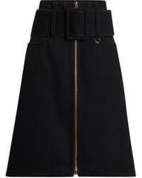 Patou - ベルテッド スカート - Lyst
