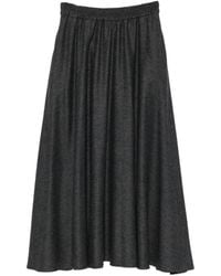 DRYKORN - Qerime Elasticated-Waist Midi Skirt - Lyst