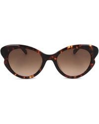 Kate Spade - Tortoiseshell-Effect Geometric-Frame Sunglasses - Lyst