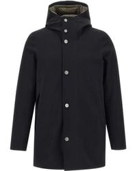 Rrd - Hooded Snap-Fastening Parka - Lyst