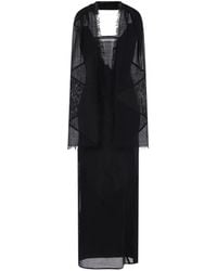 Yehuafan - Long-Sleeved Patchwork Dress - Lyst