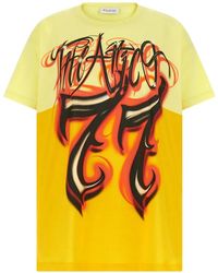 The Attico - Il Primo Bagno Graphic-Print Cotton T-Shirt - Lyst