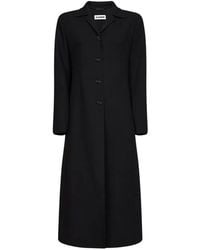 Jil Sander - Single-Breasted Lapel-Collar Coat - Lyst