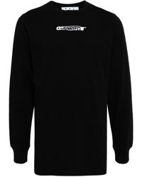 Off-White c/o Virgil Abloh - T-shirt en coton à logo imprimé - Lyst